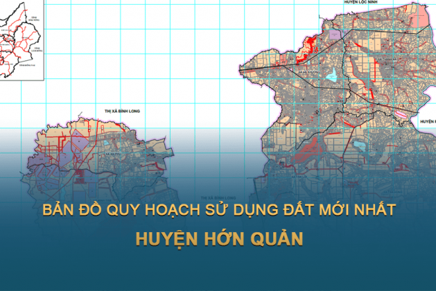 Bản đồ quy hoạch sử dụng đất huyện Hớn Quản mới nhất