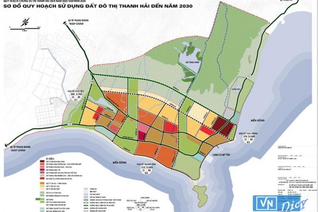 Quy hoạch chung xây dựng đô thị Thanh Hải (Bình Thuận) đến năm 2030