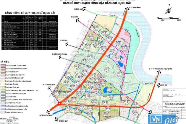 Quy hoạch phân khu Khu vực phía Nam TP Phan Rang-Tháp Chàm