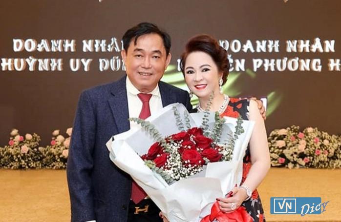 Vợ chông doanh nhân Huỳnh Uy Dũng và Nguyễn Phương Hằng