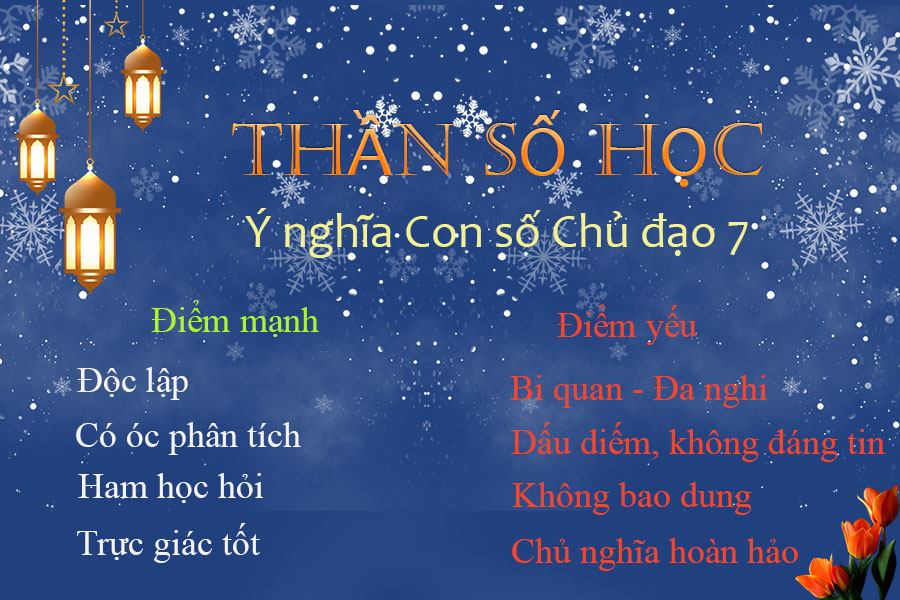 Đặc điểm, tính cách của Con số Chủ đạo 7