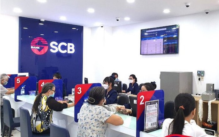 Phòng giao dịch của Ngân hàng TMCP Sài Gòn (SCB)