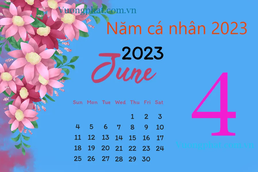 Số 4 - Năm cá nhân 2023