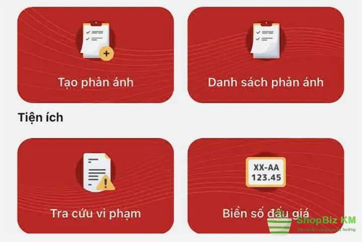 Người dân có thể phản ánh vi phạm qua ứng dụng VNeTraffic